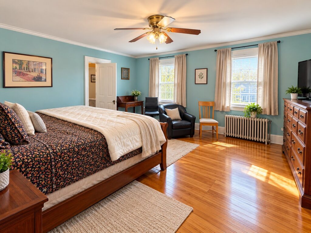 Sunny bedroom on Kilsyth Road, Brighton